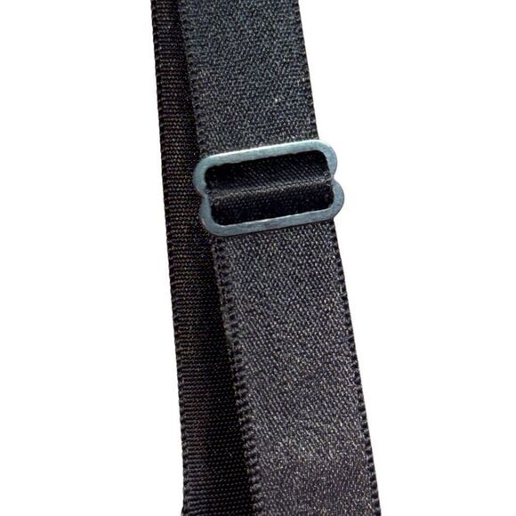 Vintage 1960s Sears Doesnt Slip Rare Black With Orange Contrast Stitching 38/L - Picture 6 of 8